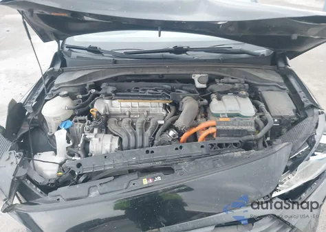 2017 Hyundai Ioniq Hybrid Blue из США, поврежденный, VIN KMHC65LC9HU047137